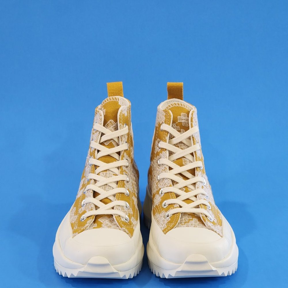 Converse Run Star Hike Hi Tonal Embroidery Unisex Platform Sneakers A02231C NWT - Picture 6 of 6